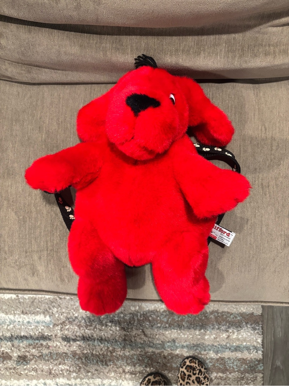 Clifford the Big Red Dog Scholastic Plush Backpack
